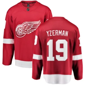 Mens Detroit Red Wings Steve Yzerman 19 Breakaway Red Fanatics Branded Home