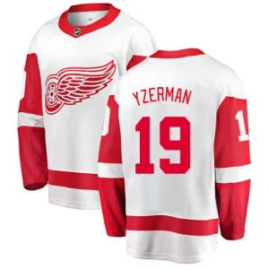 Mens Detroit Red Wings Steve Yzerman 19 Breakaway White Fanatics Branded Away