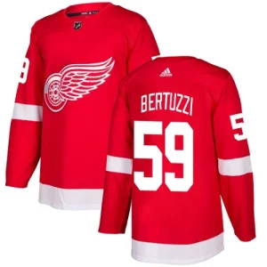 Mens Detroit Red Wings Tyler Bertuzzi 59 Authentic Red Home