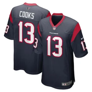 Mens Houston Texans Brandin Cooks Nike Navy Game Jersey