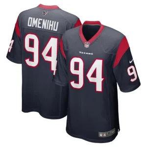 Mens Houston Texans Charles Omenihu Nike Navy Game Jersey