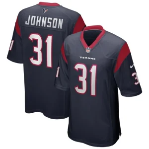 Mens Houston Texans David Johnson Nike Navy Game Player Jersey