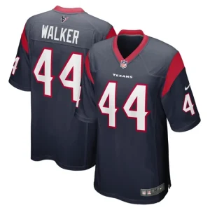 Mens Houston Texans DeMarcus Walker Nike Navy Game Jersey