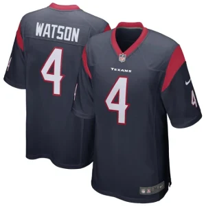 Mens Houston Texans Deshaun Watson Nike Navy Game Player Jersey