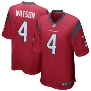 Mens Houston Texans Deshaun Watson Nike Red Game Jersey