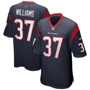 Mens Houston Texans Domanick Williams Nike Navy Game Retired Player Jersey