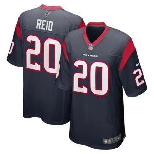 Mens Houston Texans Justin Reid Nike Navy Game Jersey