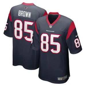 Mens Houston Texans Pharaoh Brown Nike Navy Game Jersey