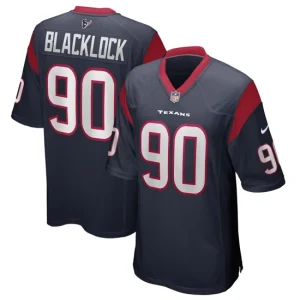 Mens Houston Texans Ross Blacklock Nike Navy Game Jersey