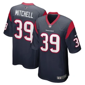 Mens Houston Texans Terrance Mitchell Nike Navy Game Jersey