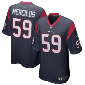 Mens Houston Texans Whitney Mercilus Nike Navy Game Jersey