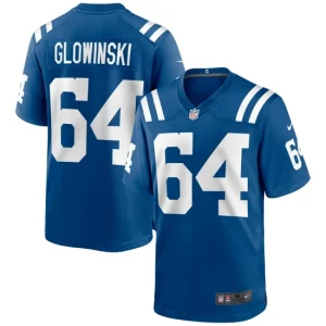 Mens Indianapolis Colts Mark Glowinski Nike Royal Game Jersey