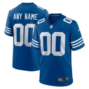 Mens Indianapolis Colts Nike Royal Alternate Custom Jersey