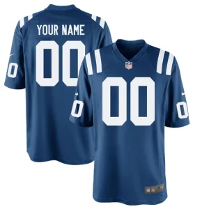 Mens Indianapolis Colts Nike Royal Custom Game Jersey