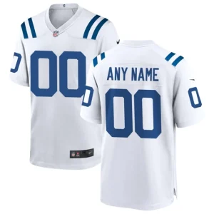 Mens Indianapolis Colts Nike White Custom Game Jersey