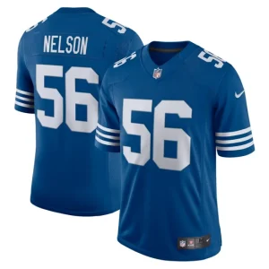 Mens Indianapolis Colts Quenton Nelson Nike Royal Alternate Vapor Limited Jersey