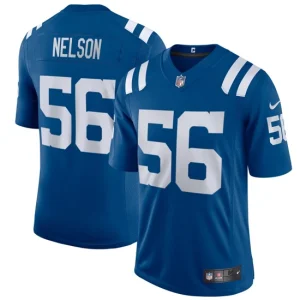 Mens Indianapolis Colts Quenton Nelson Nike Royal Vapor Limited Jersey