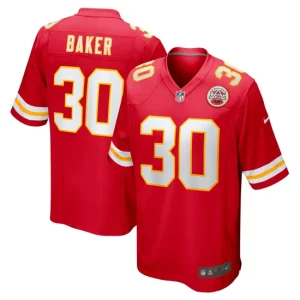 Mens Kansas City Chiefs Deandre Baker Nike Red Game Jersey