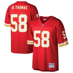 Mens Kansas City Chiefs Derrick Thomas Mitchell & Ness Red Retired Player Legacy Jersey