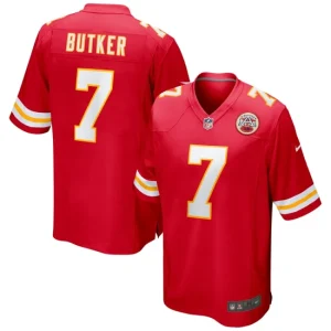 Mens Kansas City Chiefs Harrison Butker Nike Red Game Jersey