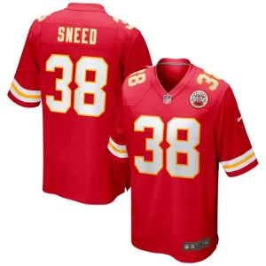 Mens Kansas City Chiefs LJarius Sneed Nike Red Game Jersey