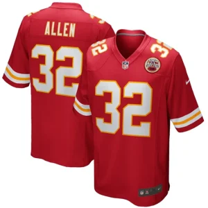 Mens Kansas City Chiefs Marcus Allen Nike Red Game Retired Player Jersey