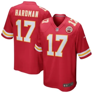 Mens Kansas City Chiefs Mecole Hardman Nike Red Game Jersey