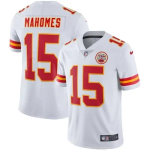 Mens Kansas City Chiefs Patrick Mahomes Nike White Vapor Limited Jersey