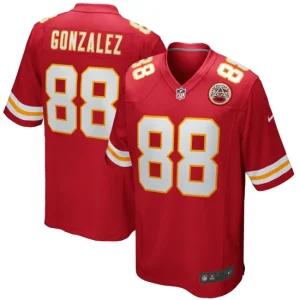 Mens Kansas City Chiefs Tony Gonzalez Nike Red Game Retired Player Jersey