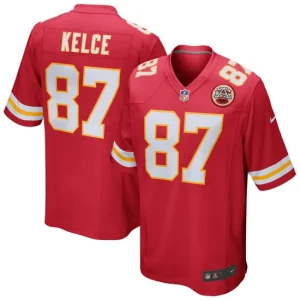 Mens Kansas City Chiefs Travis Kelce Nike Red Game Jersey