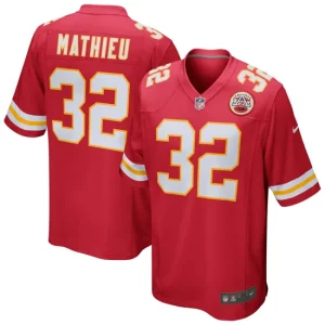 Mens Kansas City Chiefs Tyrann Mathieu Nike Red Game Jersey