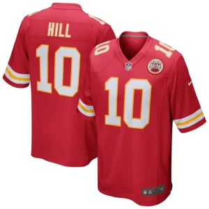 Mens Kansas City Chiefs Tyreek Hill Nike Red Game Jersey