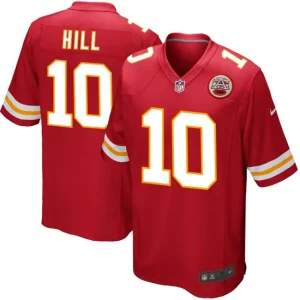 Mens Kansas City Chiefs Tyreek Hill Nike Red Game Player Jersey