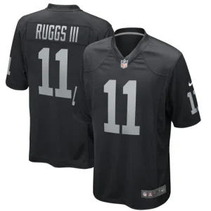 Mens Las Vegas Raiders Henry Ruggs III Nike Black Game Jersey