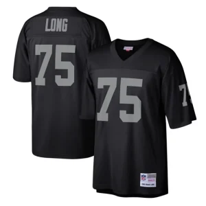 Mens Las Vegas Raiders Howie Long Mitchell & Ness Black Legacy Jersey