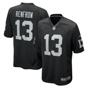 Mens Las Vegas Raiders Hunter Renfrow Nike Black Player Jersey