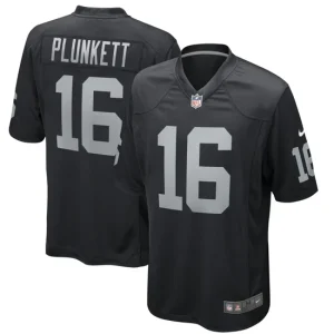 Mens Las Vegas Raiders Jim Plunkett Nike Black Game Retired Player Jersey