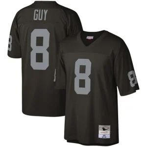 Mens Las Vegas Raiders Ray Guy Mitchell & Ness Black 1976 Legacy Jersey