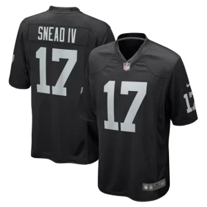 Mens Las Vegas Raiders Willie Snead IV Nike Black Game Jersey