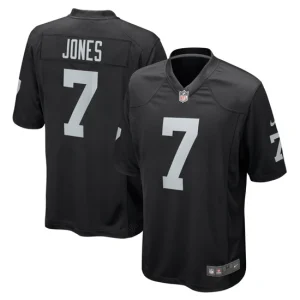 Mens Las Vegas Raiders Zay Jones Nike Black Game Player Jersey