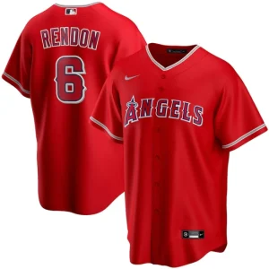 Mens Los Angeles Angels Anthony Rendon Nike Red Alternate Player Name Jersey