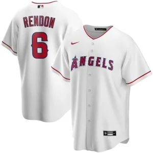 Mens Los Angeles Angels Anthony Rendon Nike White Home Player Name Jersey