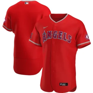 Mens Los Angeles Angels Nike Red Alternate Team Jersey