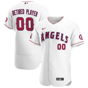 Mens Los Angeles Angels Nike White Home Pick-A-Player Retired Roster Jersey