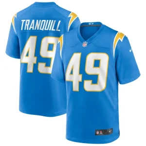 Mens Los Angeles Chargers Drue Tranquill Nike Powder Blue Game Jersey