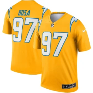 Mens Los Angeles Chargers Joey Bosa Nike Gold Inverted Legend Player Jersey