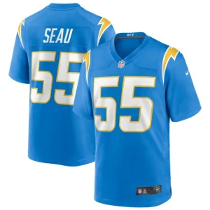 Mens Los Angeles Chargers Junior Seau Nike Powder Blue Game Retired Player Jersey