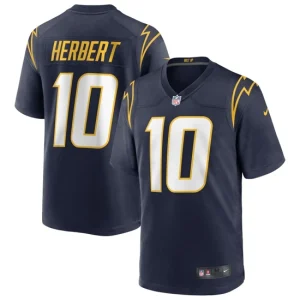 Mens Los Angeles Chargers Justin Herbert Nike Navy Alternate Game Jersey