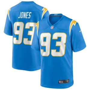 Mens Los Angeles Chargers Justin Jones Nike Powder Blue Game Jersey