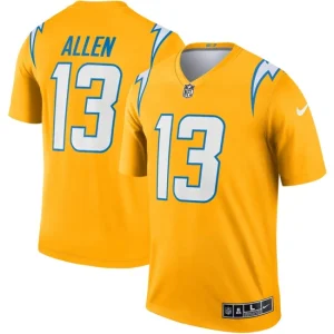 Mens Los Angeles Chargers Keenan Allen Nike Gold Inverted Legend Jersey